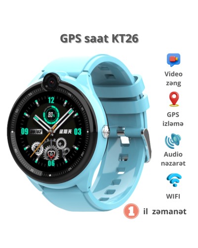 Uşaqlar üçün smart saat Wonlex KT26 Blue