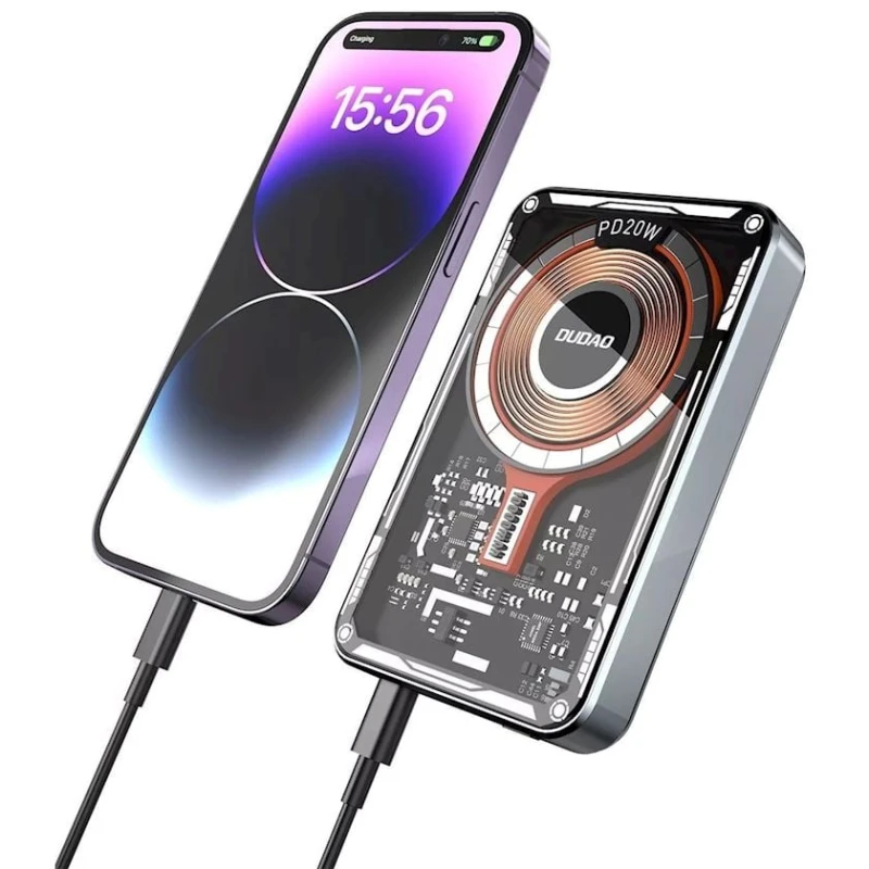 Xarici akkumulyator Dudao TGK1 Magsafe 10000 mAh Black