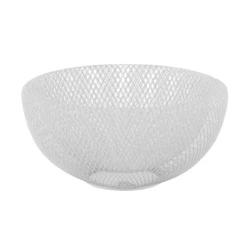 Корзина для фруктов и хлеба Ardesto Midori AR0902W, металл, белая, 25x25x12 см Корзина для фруктов и хлеба Ardesto Midori AR0902W, металл, белая, 25x25x12 см