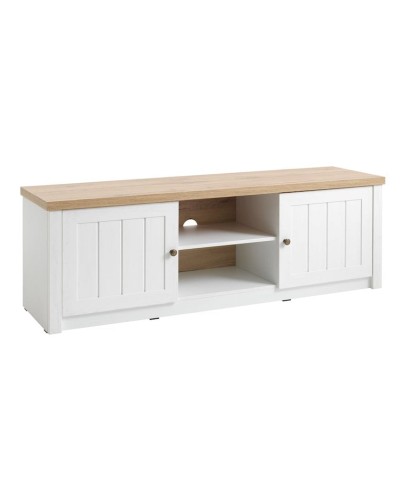 Televizor altına tumba JYSK Markskel, 160x43x54 sm, açıq qəhvəyi/ağ