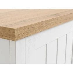 Тумба под телевизор JYSK Markskel, 160x43x54 см, светло-коричневый/белый Тумба под телевизор JYSK Markskel, 160x43x54 см, светло-коричневый/белый