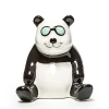 Декоративная фигурка Hom-me Панда, 9х2x11.3 см, доломит, Черный/Белый