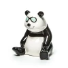 Декоративная фигурка Hom-me Панда, 9х2x11.3 см, доломит, Черный/Белый