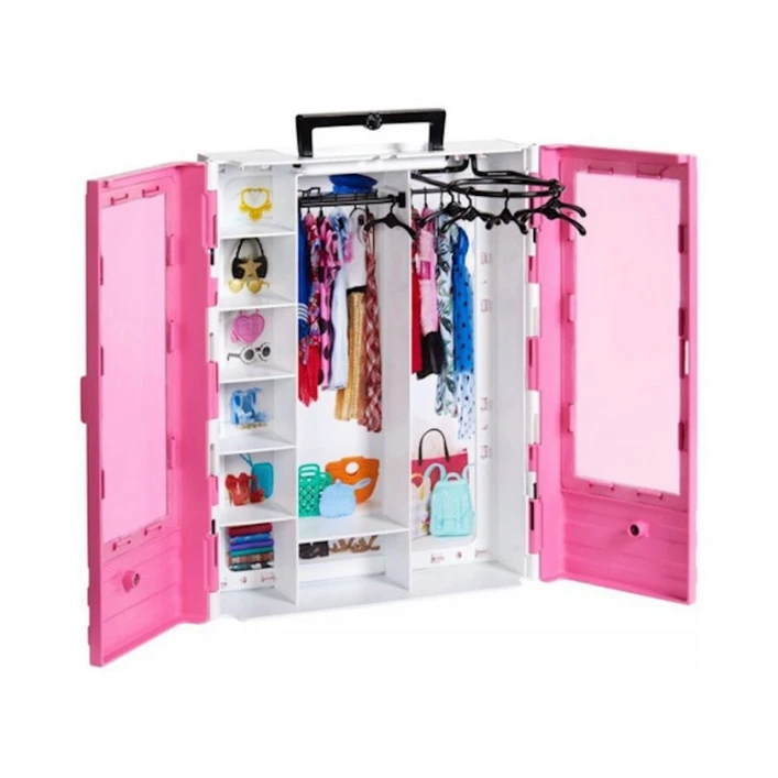 Гардероб Mattel Barbie Fashionistas Ultimate GBK11, пластик/текстиль, 3+, розовый