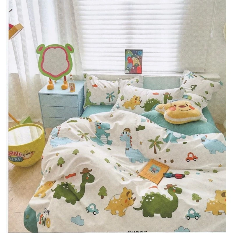 Комплект детского постельного белья First Home SHA-00002578, хлопок, полутораспальный, простыня 160х240 см, пододеяльник 160х220 см, наволочка 50х70 см, 1 шт, разноцветный Комплект детского постельного белья First Home SHA-00002578, хлопок, полутораспальный, простыня 160х240 см, пододеяльник 160х220 см, наволочка 50х70 см, 1 шт, разноцветный