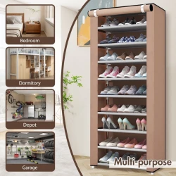 Ayaqqabı üçün orqanayzer 556, qəhvəyi, 160x43.5x60 sm