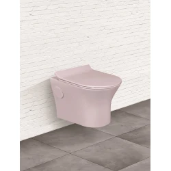 Unitaz 6358, keramika, çəhrayı