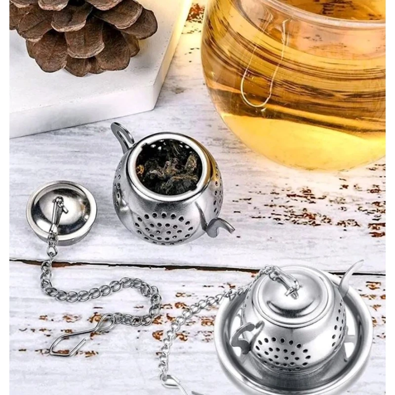 Ситечко для заварки MH8823272, серебристое, 2.4х3х5.4х11.4 см