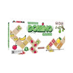 Настольная игра Redka Wooden Domino Fruit RD5650, 28 предметов