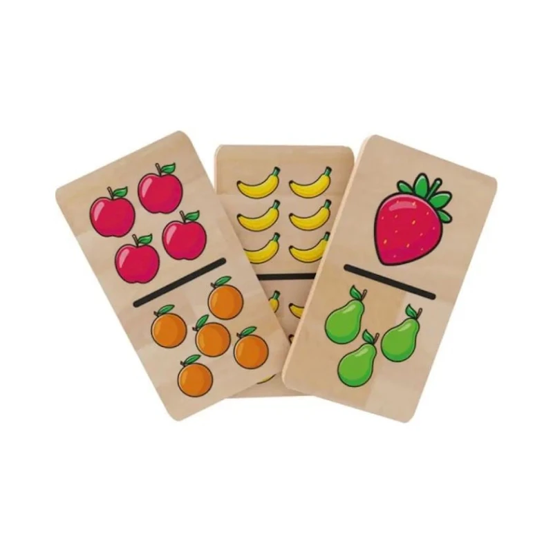 Настольная игра Redka Wooden Domino Fruit RD5650, 28 предметов