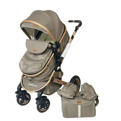 Детская коляска BM-BELECOO 580-1 azr580 бежевый