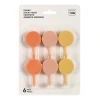 Крючки для ванной Miniso, 3х5.2x2.1 см, 6 шт, товар в ассортименте Крючки для ванной Miniso, 3х5.2x2.1 см, 6 шт, товар в ассортименте