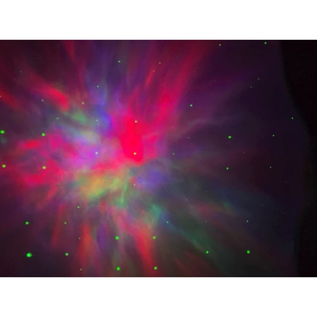 Musiqili gecə proyektoru Astronaut, plastik, ağ