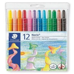 Мелки Staedtler Noris Wax Twister восковые, 12шт, 6мм