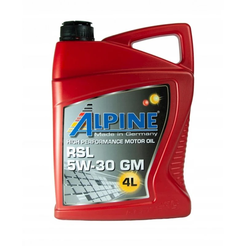 Моторное масло Alpine RSL GM 5W-30 синтетическое, 4 л