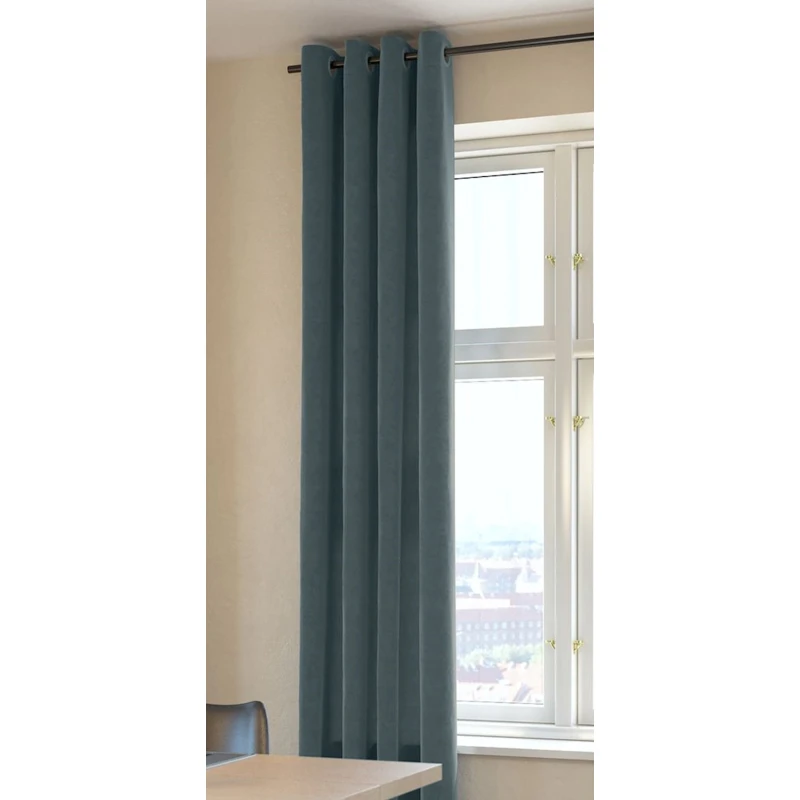 Штора JYSK Isteren, 140x300 см, полиэстер, синий Штора JYSK Isteren, 140x300 см, полиэстер, синий