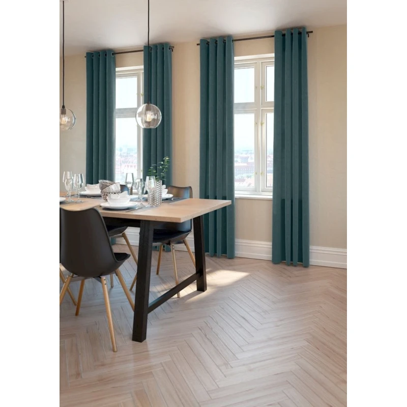 Штора JYSK Isteren, 140x300 см, полиэстер, синий Штора JYSK Isteren, 140x300 см, полиэстер, синий