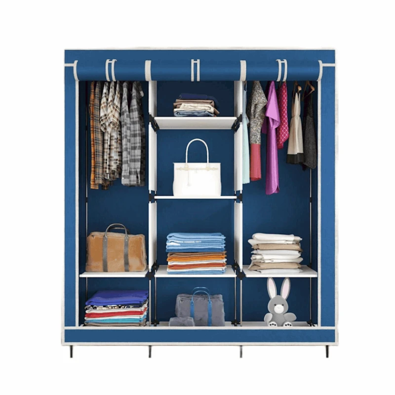 Портативный шкаф Storage Wardrobe 88130, голубой