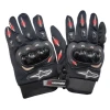 Велоперчатки 15, черный/красный, размер M