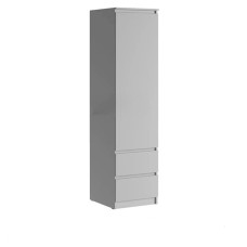 Şkaf Letta, LDSP, ağ, 180x51.5x45 sm