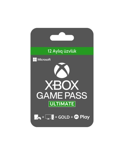 Abunə Microsoft Xbox/PC Game Pass Ultimate 12 aylıq