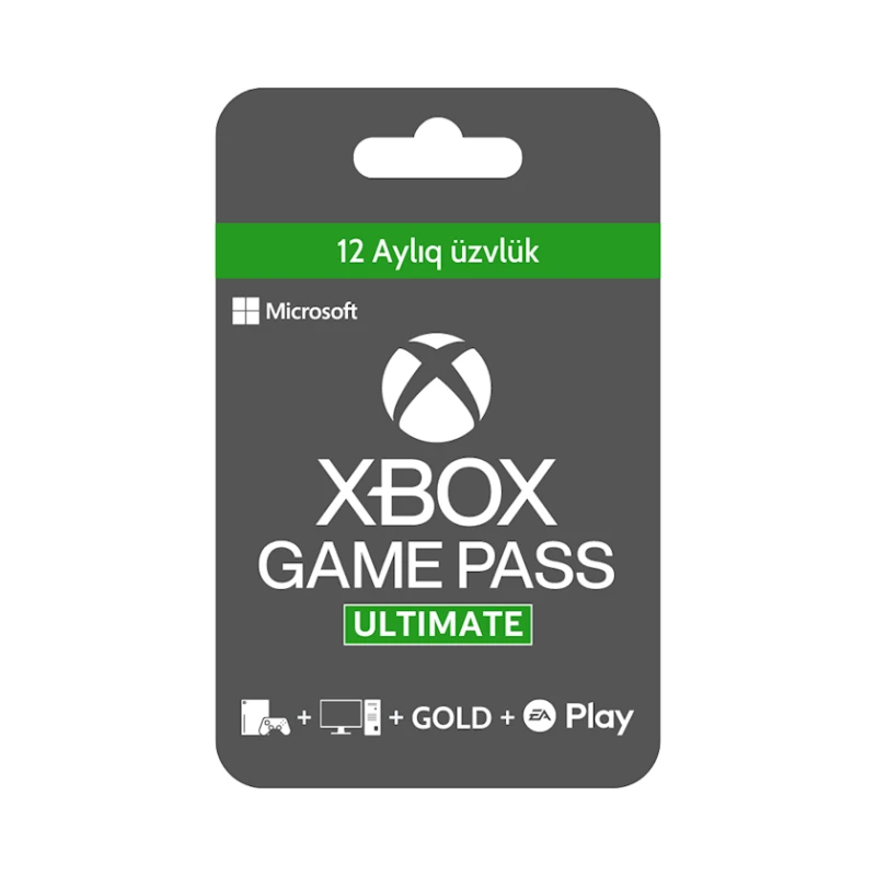 Abunə Microsoft Xbox/PC Game Pass Ultimate 12 aylıq
