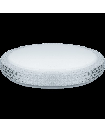 İdarəetmə pultu ilə səthə quraşdırılan çıraq Navigator NBL-RC01/RC02-IP20, 80.5x500mm, 60Vt, büllur, ağ