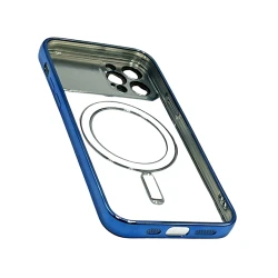 Чехол Auto Focus Magsafe для Apple iPhone 12 Pro Transparent Blue