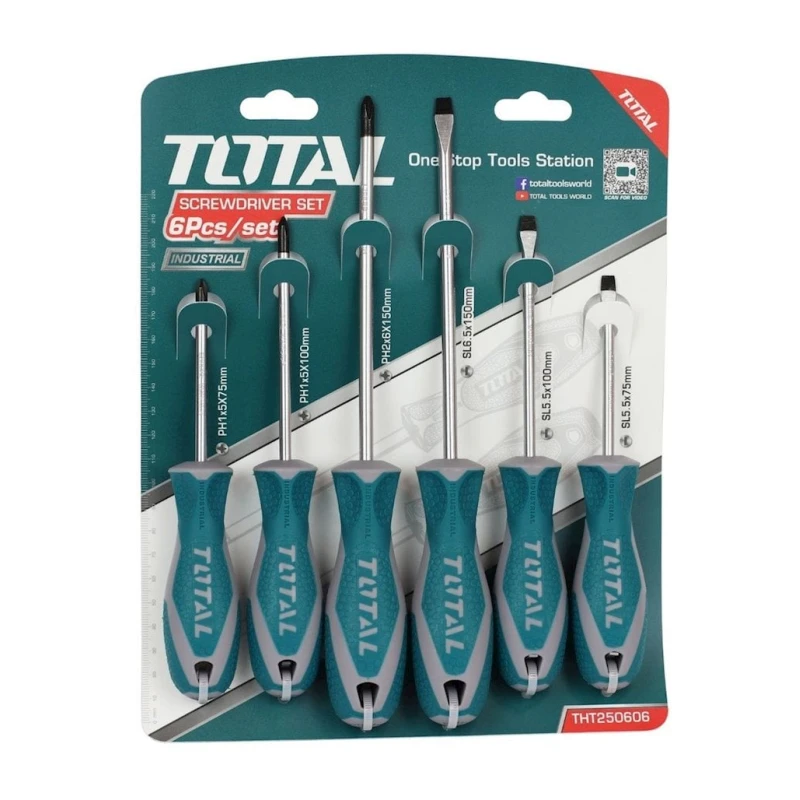 Набор отверток Total THT250606 6 шт Набор отверток Total THT250606 6 шт