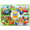 Пазл Синий Трактор 4-в-1, 3 + лет, 24/35/54/60 элементов Пазл Синий Трактор 4-в-1, 3 + лет, 24/35/54/60 элементов