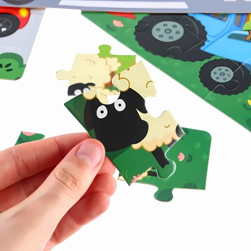 Пазл Синий Трактор 4-в-1, 3 + лет, 24/35/54/60 элементов Пазл Синий Трактор 4-в-1, 3 + лет, 24/35/54/60 элементов