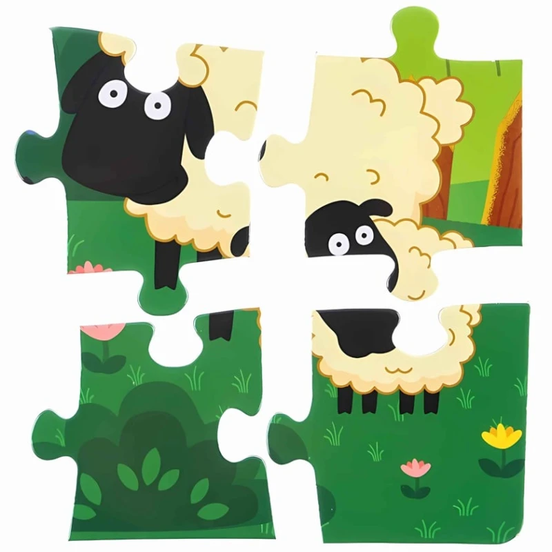 Пазл Синий Трактор 4-в-1, 3 + лет, 24/35/54/60 элементов Пазл Синий Трактор 4-в-1, 3 + лет, 24/35/54/60 элементов