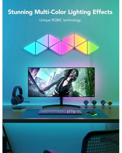 Divar çırağı Govee Glide Tri-angle Light Panels