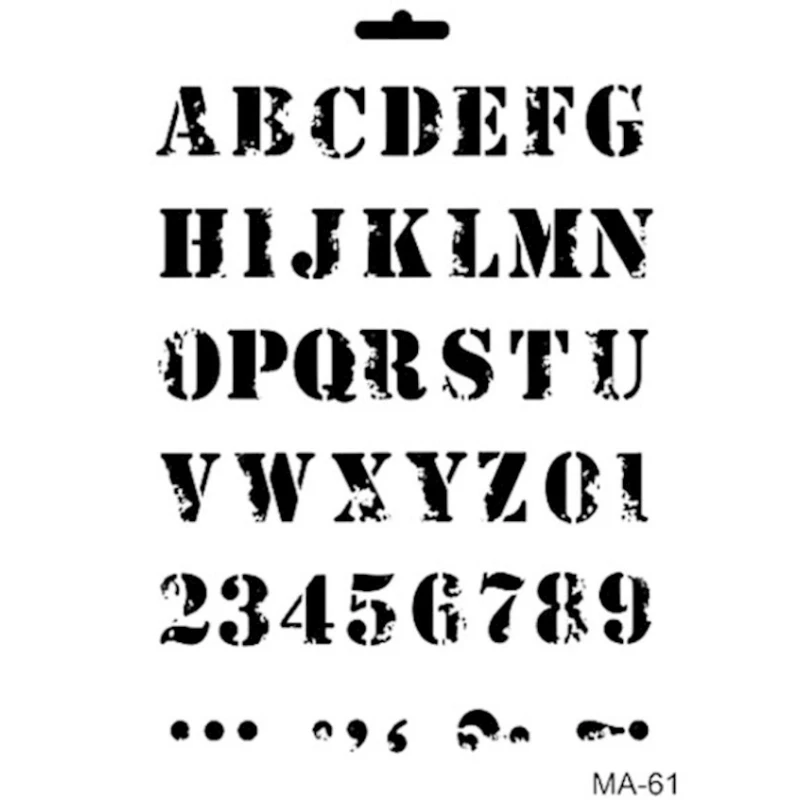 Трафарет Cadence Mix Media MA Stencil MA Serie 61, 21х29 см