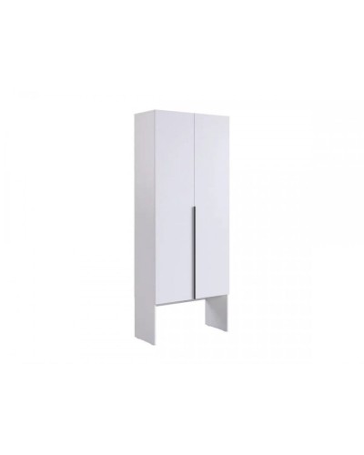 Dəhliz üçün şkaf Art Mebel 39, laminat, ağ, 200х90х45 sm