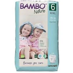 Детские подгузники-трусики Bambo Nature 6, 15+ кг, 18 шт