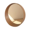 Круглое настенное зеркало Maksim WoodShop MW02MROAKSK, цвет дуб Круглое настенное зеркало Maksim WoodShop MW02MROAKSK, цвет дуб