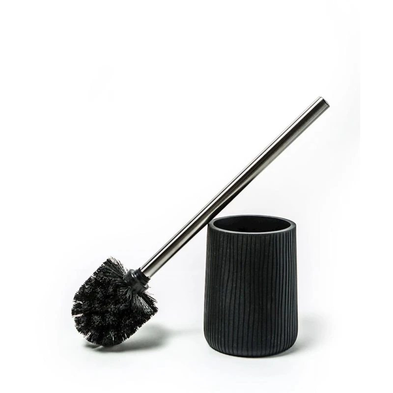 Ершик для унитаза Hom-me 100712, 10.7 см, полирезин, черный Ершик для унитаза Hom-me 100712, 10.7 см, полирезин, черный
