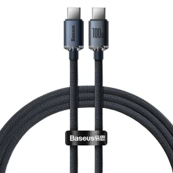 Кабель USB Baseus Crystal Shine Series Fast Charging Data Cable Type-C to Type-C, Черный
