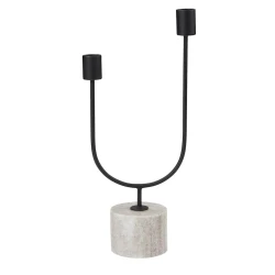 Канделябр JYSK Kurt, 1 шт, 15x7x33 см, черный