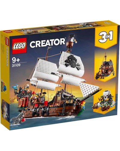 Konstruktor LEGO Creator Pirate Ship 31109, 9+ yaş, 1264 hissə