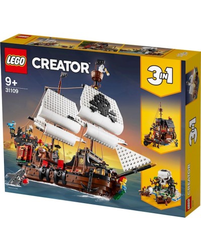 Konstruktor LEGO Creator Pirate Ship 31109, 9+ yaş, 1264 hissə