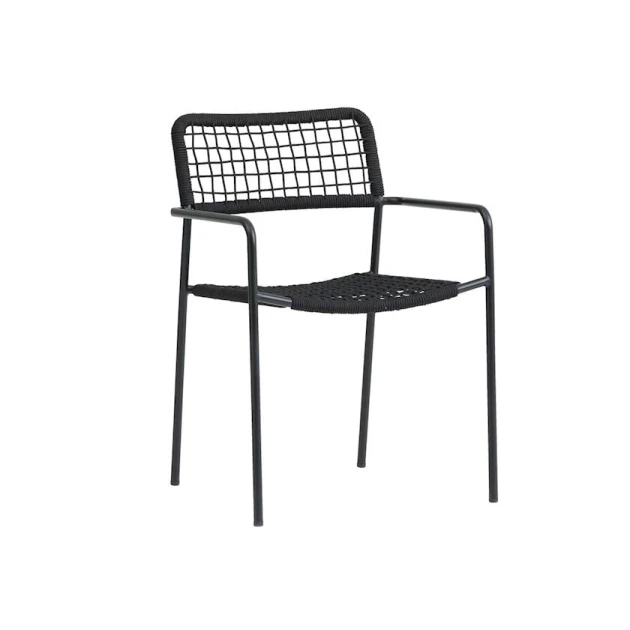 Стул JYSK Labing 3700531, сталь/полипропилен, черный, 63x81x57 см Стул JYSK Labing 3700531, сталь/полипропилен, черный, 63x81x57 см