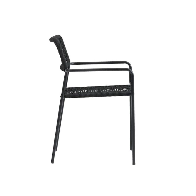 Стул JYSK Labing 3700531, сталь/полипропилен, черный, 63x81x57 см Стул JYSK Labing 3700531, сталь/полипропилен, черный, 63x81x57 см