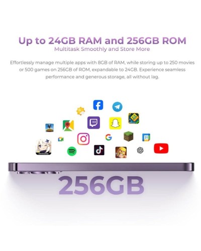 Smartfon Oukitel P1 8(+16)GB/256GB Black
