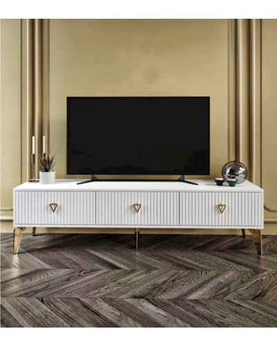 TV üçün tumba 006, 180х55х33 sm, ağ