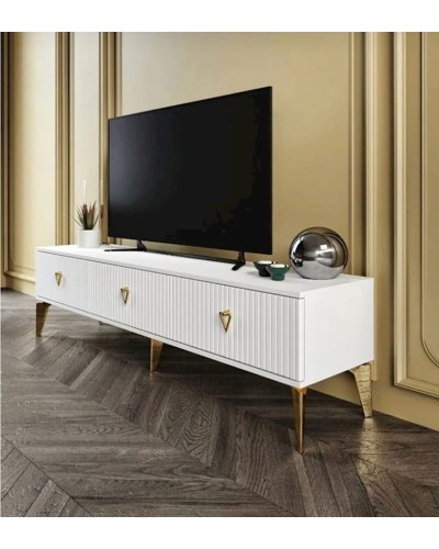 TV üçün tumba 006, 180х55х33 sm, ağ