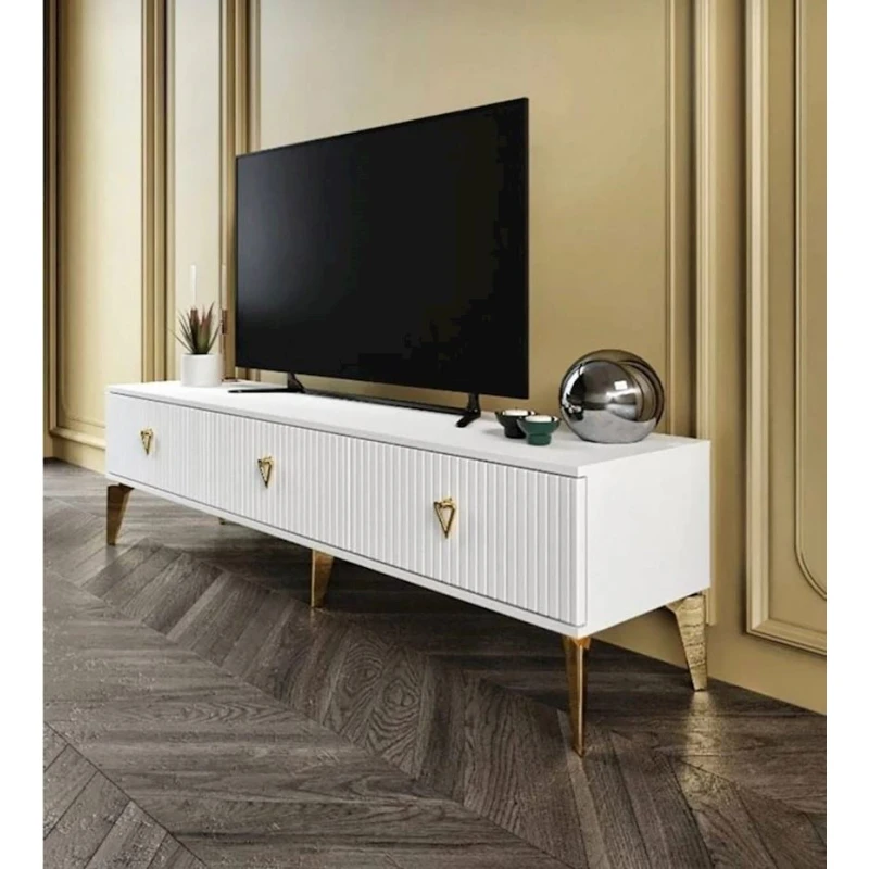 TV üçün tumba 006, 180х55х33 sm, ağ