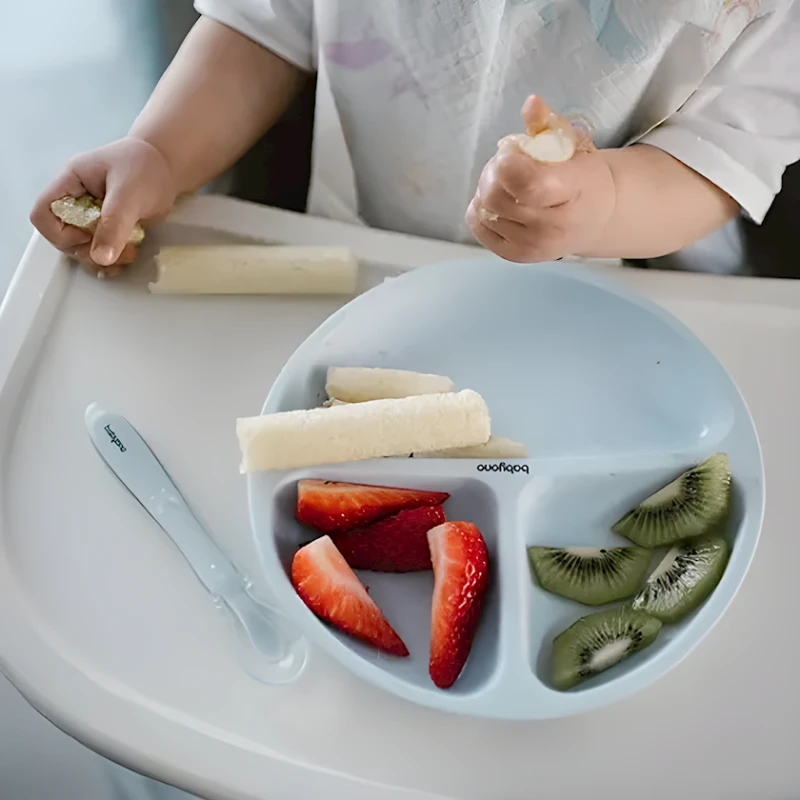 Детская ложка Babyono 785/01, 6 месяцев+, силикон, голубая