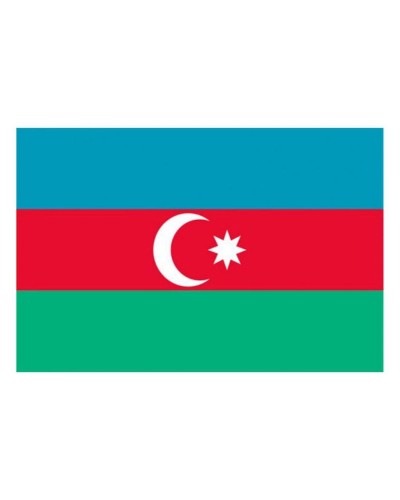 Azərbaycan bayrağı Ormibayrak EG44115, ipək, 150x300 sm
